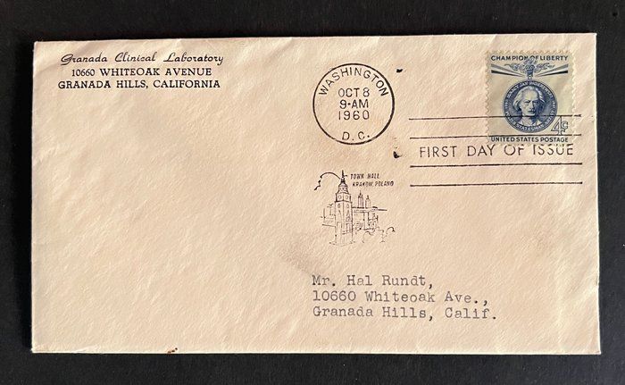 Lot 344: Grananda Clinical Laboratory First Day Cover