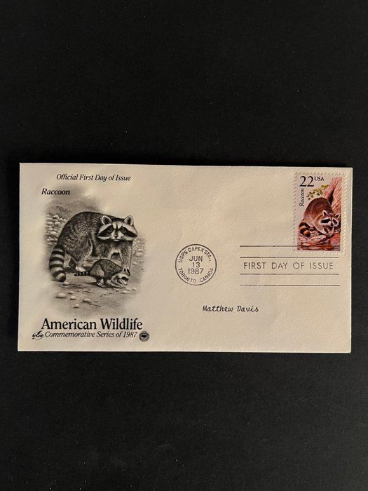 Lot 356: American Wildlife First Day Cover