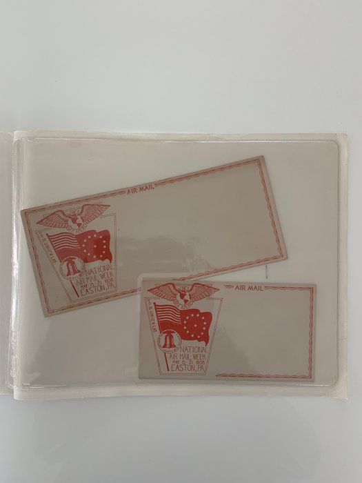 Lot 363: 1938 National Air Mail Week envelope collection- 18 units highly collectible