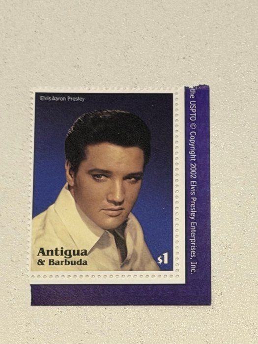Lot 371: Elvis Presley Commemorative Stamp