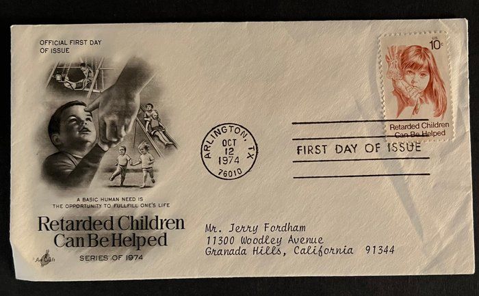 Lot 392: Children Can Be Helped First Day Cover