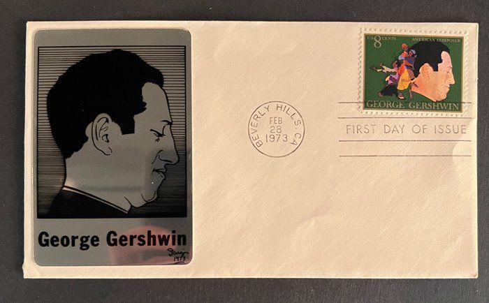 Lot 402: George Gershwin First Day Cover