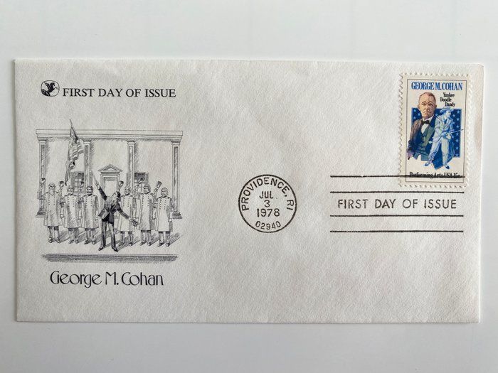 Lot 412: George M. Cohan First Day Cover