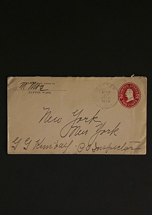 Lot 415: 1913 Dayton Washington First Day Cover
