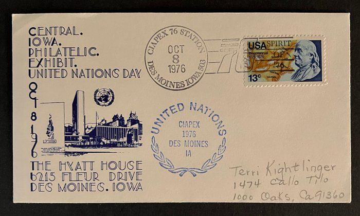 Lot 419: Hyatt House First Day Cover