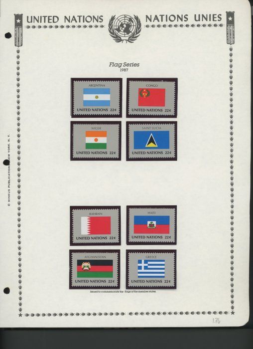 Lot 433: United Nations New York Stamps 1987