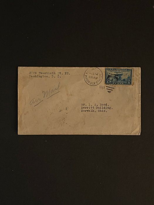 Lot 446: 1928 Washington DC First Day Cover