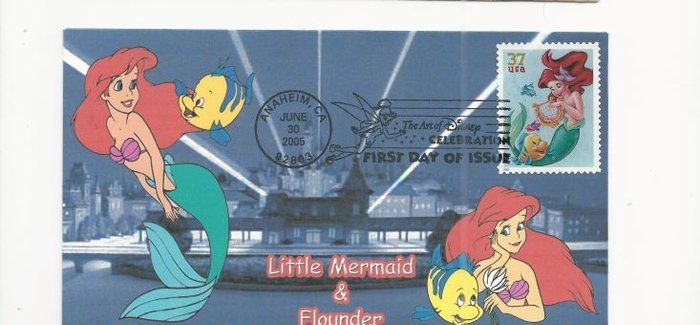 Lot 456: Little Mermaid fdc
