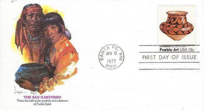 Lot 457: The San Ildefonso FDC