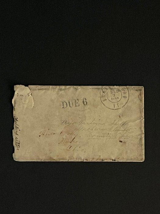 Lot 460: 1864 First Day Cover