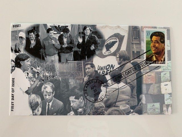 Lot 466: Cesar E Chavez First Day Cover