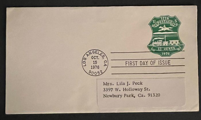 Lot 474: 1776 Postage First Day Cove