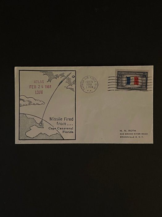 Lot 478: 1961 Patrick Air Force First Day Cover