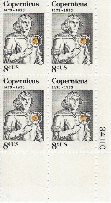 Lot 488: Copernicus Plate Block