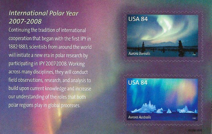 Lot 495: International Polar Year 2007 - 2008 collector's stamp sheet