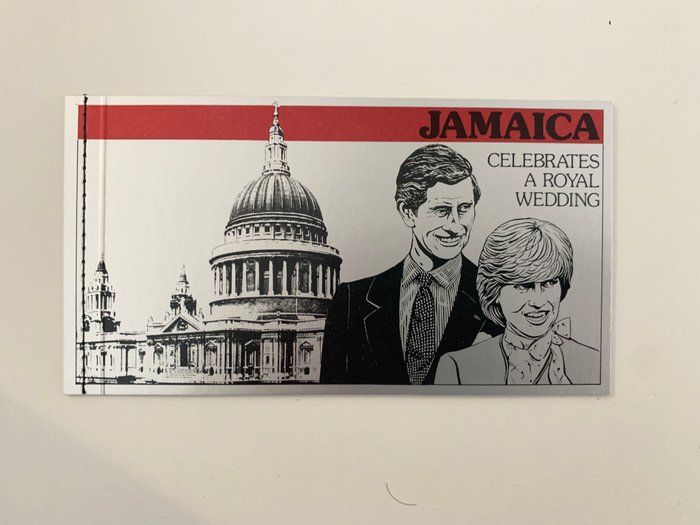 Lot 515: Jamaica Prince Charles and Lady Diana commemorative wedding stamp booklet