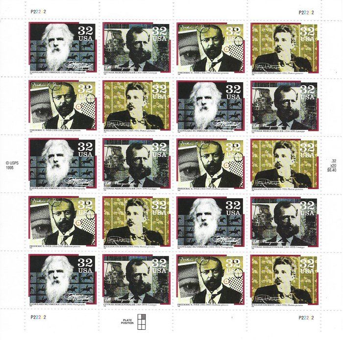 Lot 516: Pioneers of Communication Stamps