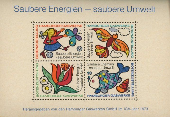Lot 519: Hamburger Gaswerke Stamp Set