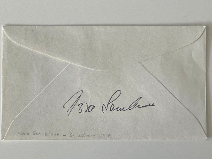 Lot 534: British actress Nora Swinburne signed cover