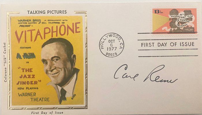 Lot 548: Carl Reiner signed 1977 first day cover