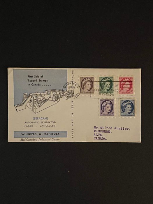 Lot 552: 1962 Canada First Day Cover