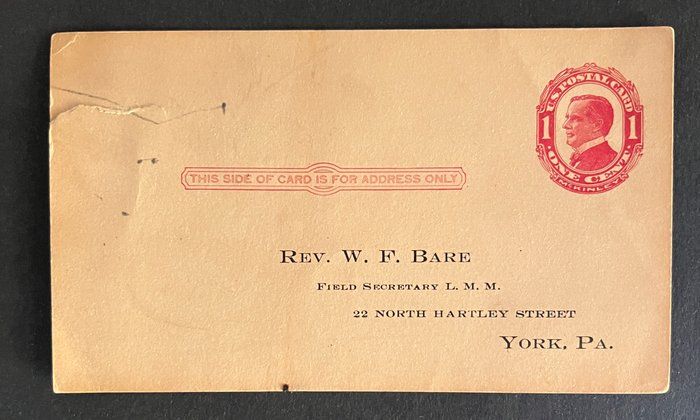 Lot 558: United States 1900s post card