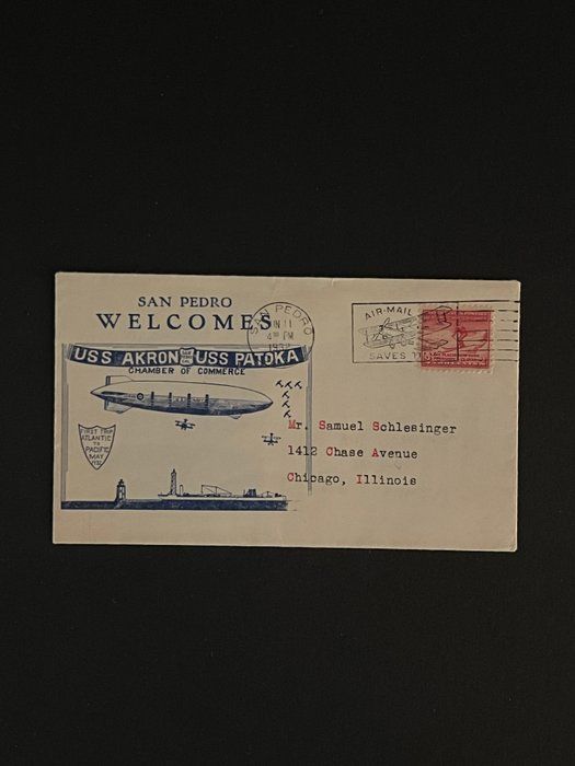 Lot 565: 1932 San Pedro CA First Day Cover