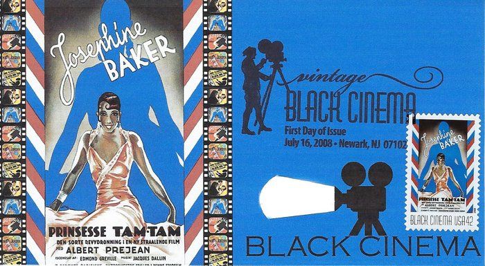 Lot 571: Prinsesse Tam Tam Vintage Black Cinema First Day Cover
