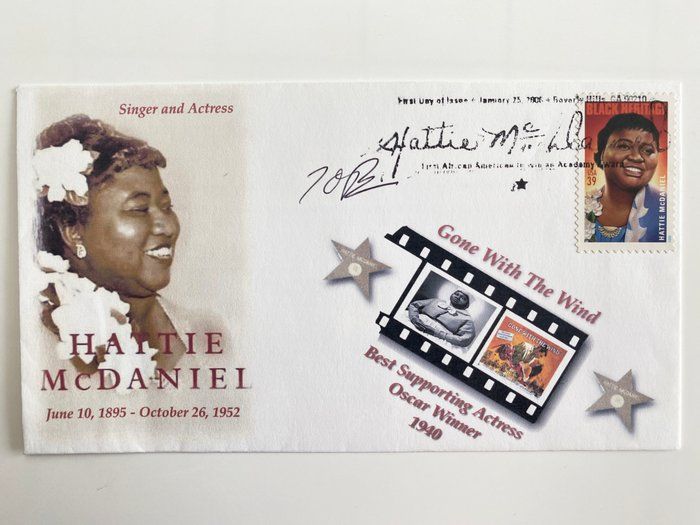 Lot 587: Gone with the Wind Hattie McDaniel First Day Cover