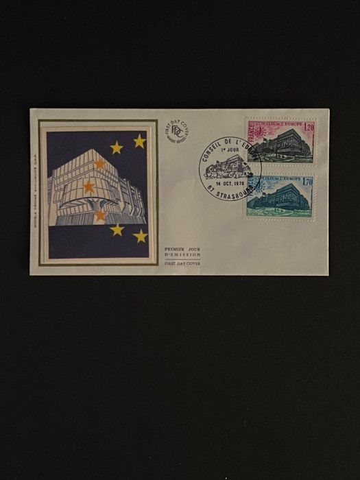 Lot 601: 1978 Strasbourg France First Day Cover