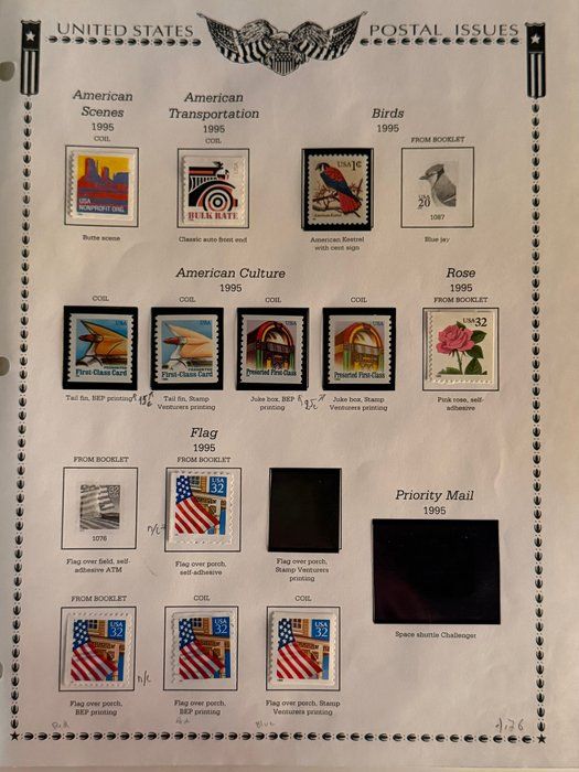 Lot 602: 1991 U.S. Fishing Flies Booklet, Dale Porter & Desert Shield/Storm Stamps