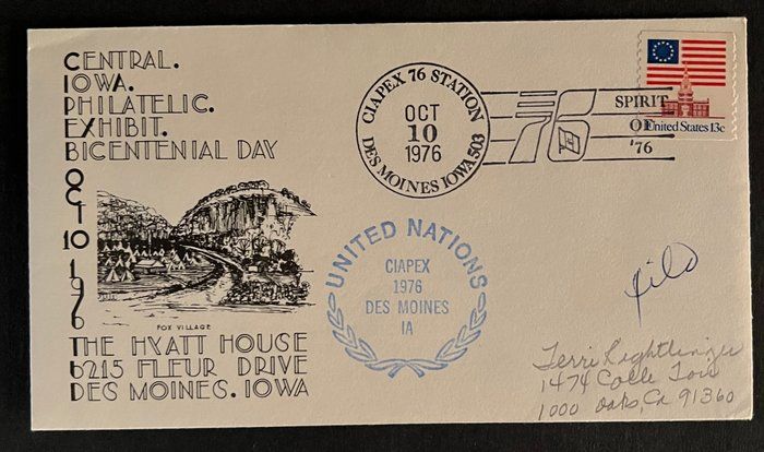 Lot 612: Hyatt House First Day Cover