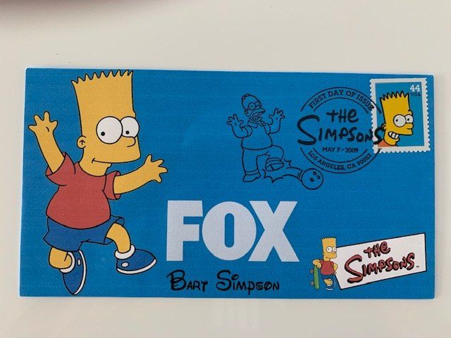 Lot 655: Bart Simpson First Day Cover