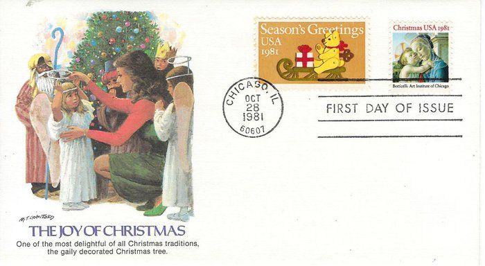 Lot 677: The Joy of Christmas FDC