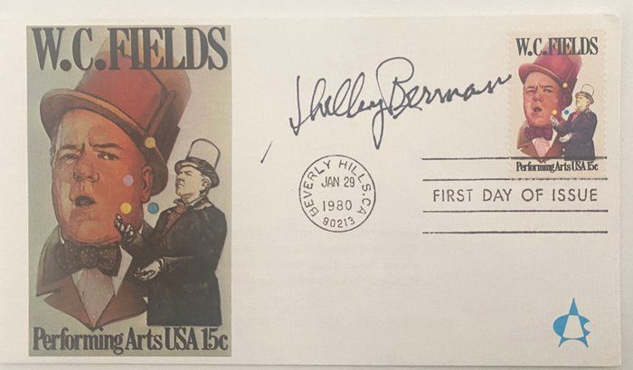 Lot 678: Comedian Shelley Berman signed FDC