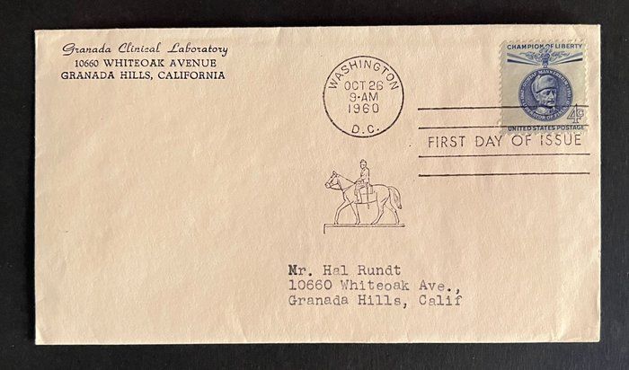 Lot 691: Grananda Clinical Laboratory First Day Cover