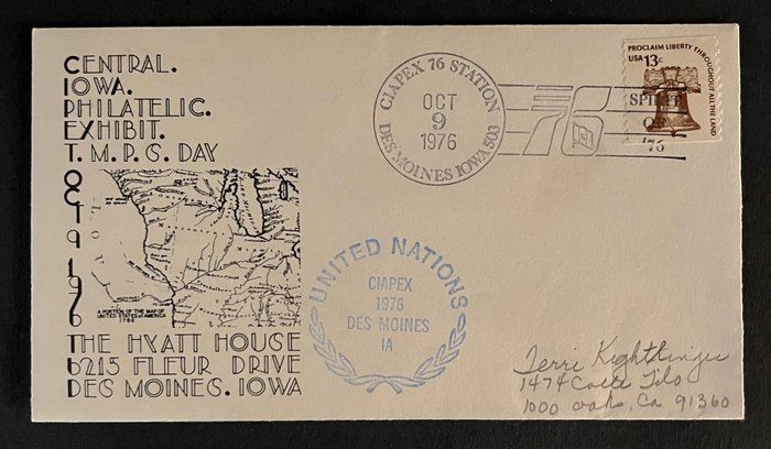 Lot 695: Hyatt House First Day Cover