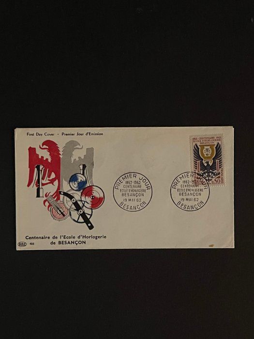 Lot 713: 1962 France First Day Cover