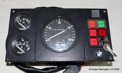 BMW Germany Marine Cluster with Tachometer,Volt Gauge,Temperature Gauge Etc.