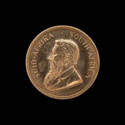 1978 South Africa Krugerand Gold Coin. DESCRIPTION: One troy ounce pure gold South African 
