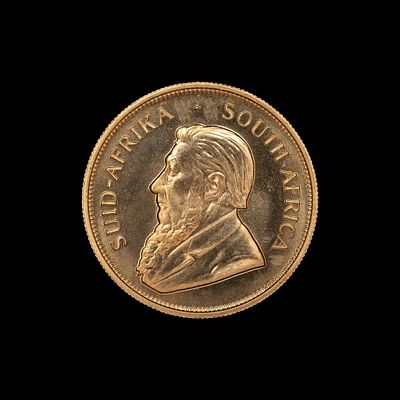 1978 South Africa Krugerand Gold Coin. DESCRIPTION: One troy ounce pure gold South African 