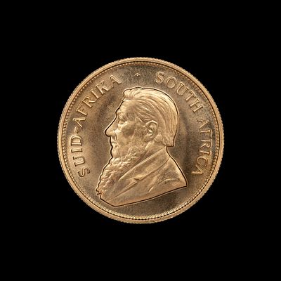 1978 South Africa Krugerand Gold Coin. DESCRIPTION: One troy ounce pure gold South African 