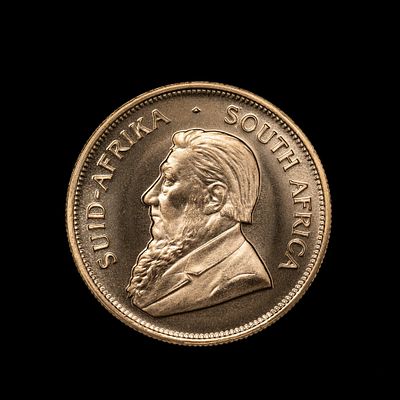 1978 South Africa Krugerand Gold Coin. DESCRIPTION: One troy ounce pure gold South African 