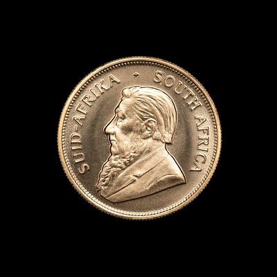 1978 South Africa Krugerand Gold Coin. DESCRIPTION: One troy ounce pure gold South African 