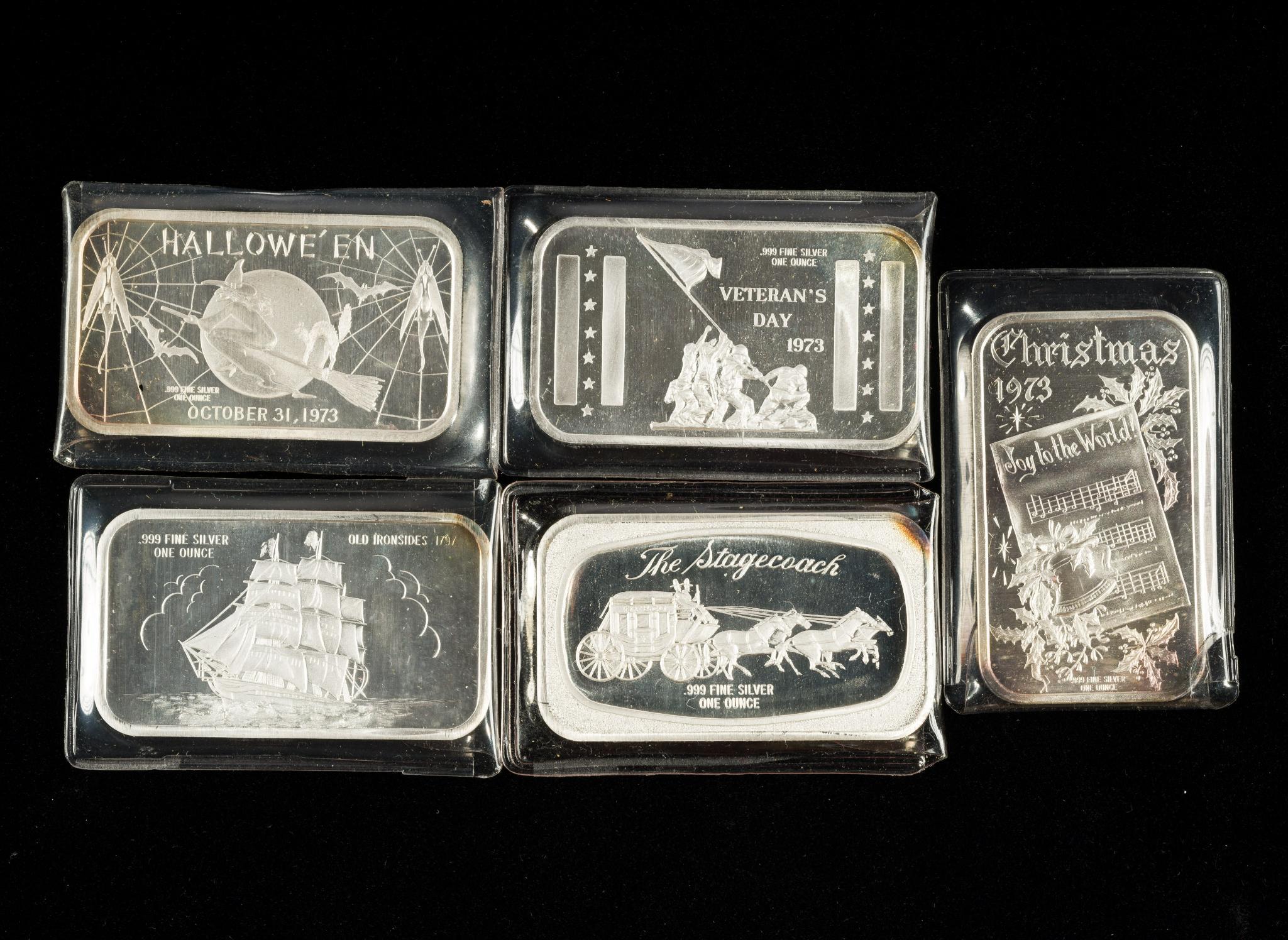 Lot 20 - Madison Mint .999 Fine Silver Bar Collection | Cordier