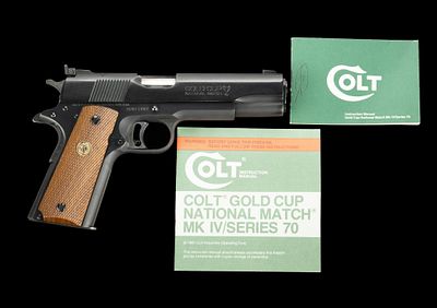 Lot 22 - Colt Mk. IV, Series 70 Gold Cup National Match Pistol