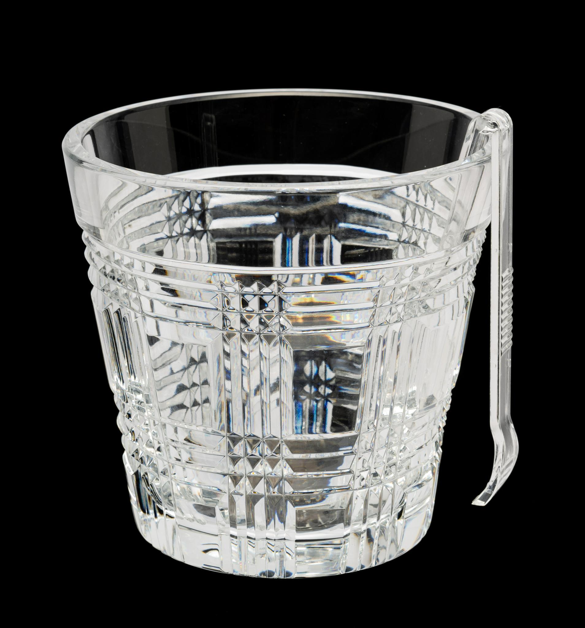 Lot 122 - Ralph Lauren 'Glen Plaid' Crystal Ice Bucket | Cordier