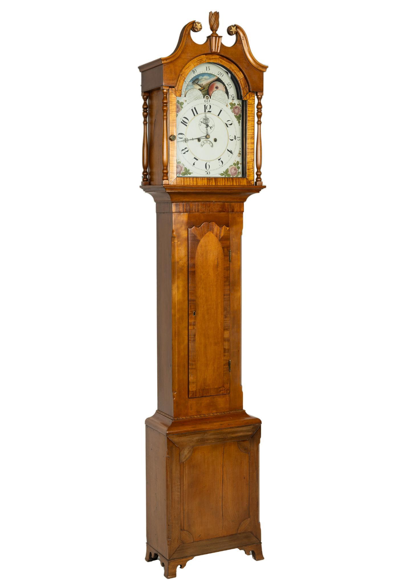 Lot 133 - Bernard And Jacob Hendel Tall Case Clock Carlisle