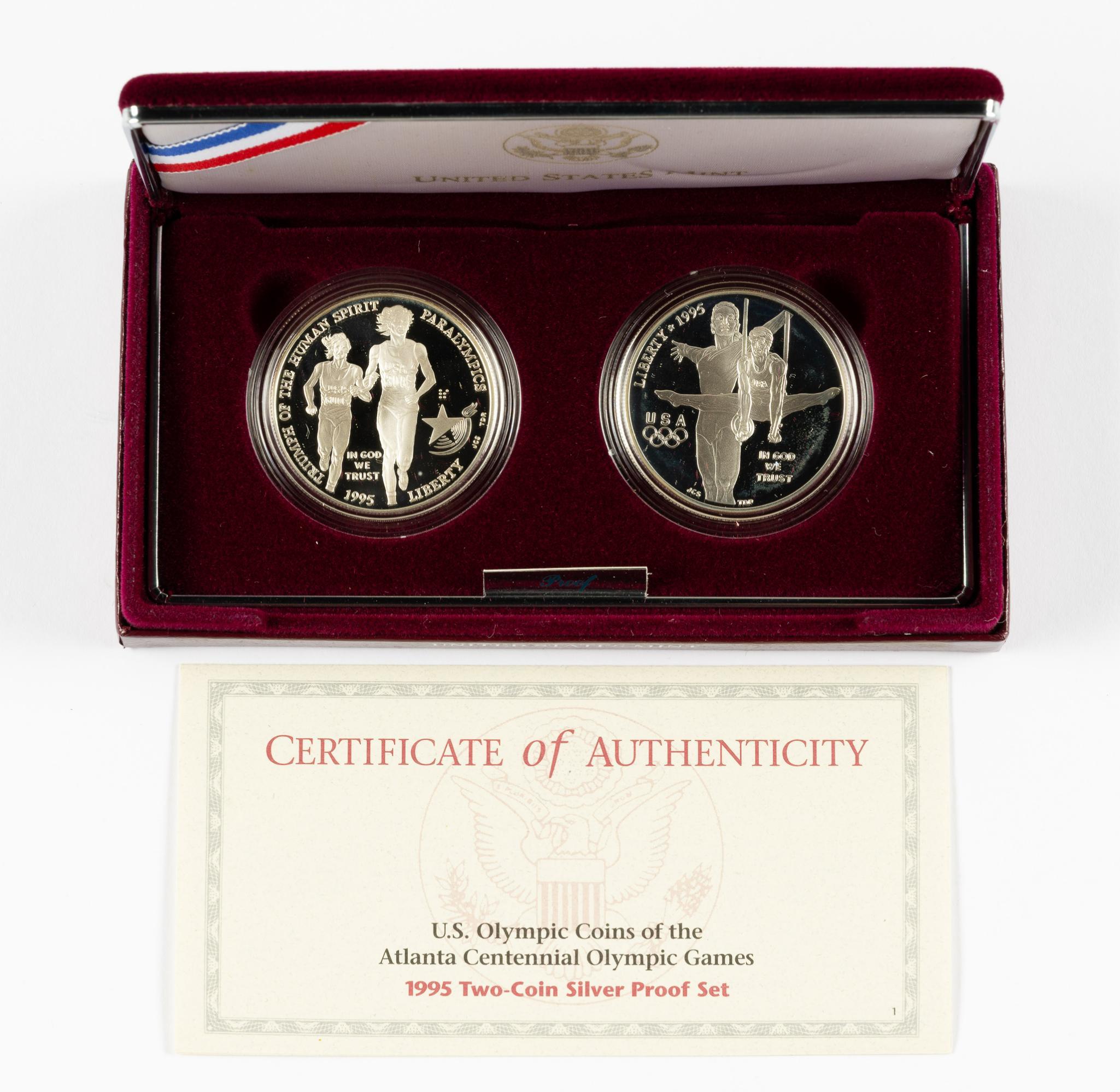 Lot 9 - 14 United States Mint Silver Commemorative Dollars