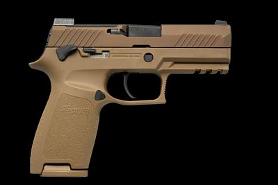 Sig Sauer P320 M18 Semi Auto Pistol, Caliber 9mm. Serial Number: M18-051223 Design: The Sig